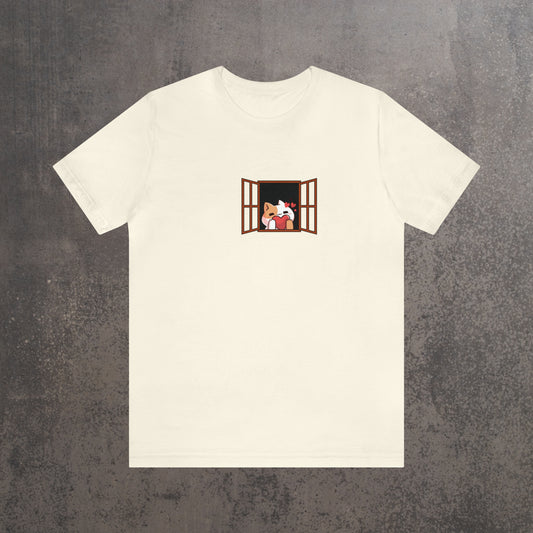 RECONZY Natural 'Window to Heart' Pop-Punk T-Shirt - Front View.